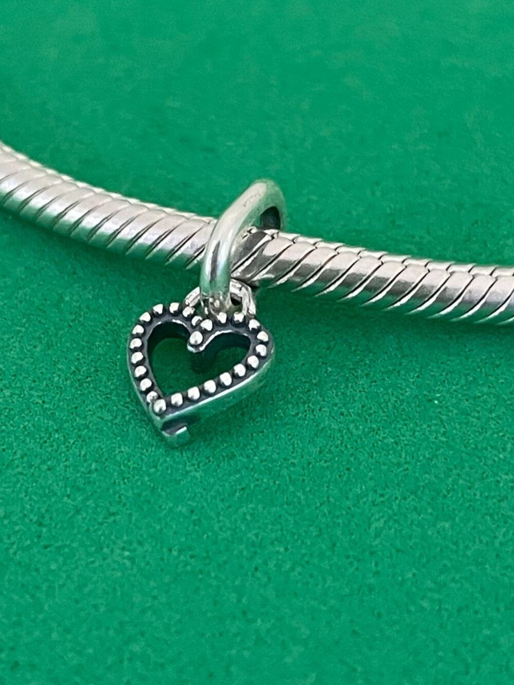 Authentic Pandora ME Freehand Heart Mini Dangle Charm